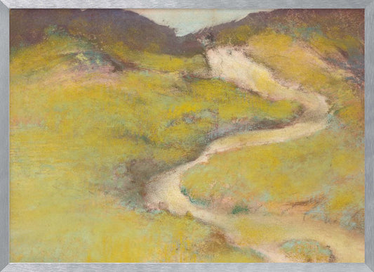 Pathway In a Field - Poster / Art Print