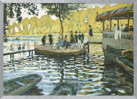La Grenouillère (1869) By Claude Monet - Poster / Art Print