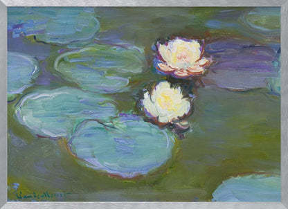 Nympheas (1897–1898) By Claude Monet. - Poster / Art Print