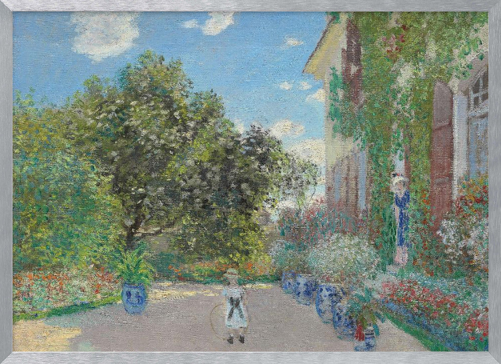 The Artist's House At Argenteuil (1873) - Poster / Art Print