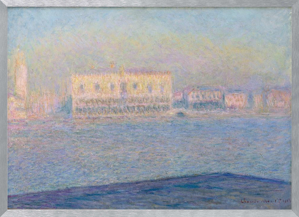The Doge's Palace Seen From San Giorgio Maggiore (1908) By Claude Monet - Poster / Art Print