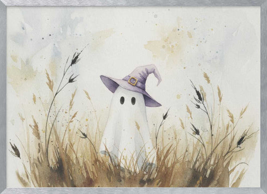 Cute Halloween Ghost - Poster / Art Print