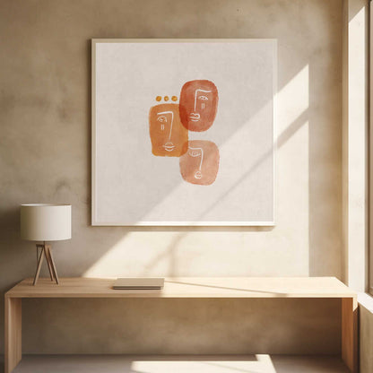 Faces in Harmony - Poster / Art Print