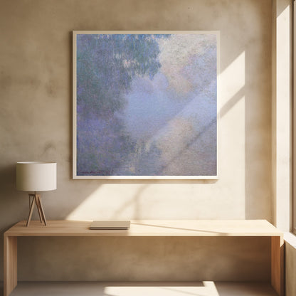 Morning On the Seine Near Giverny (1897) By Claude Monet - Poster / Art Print