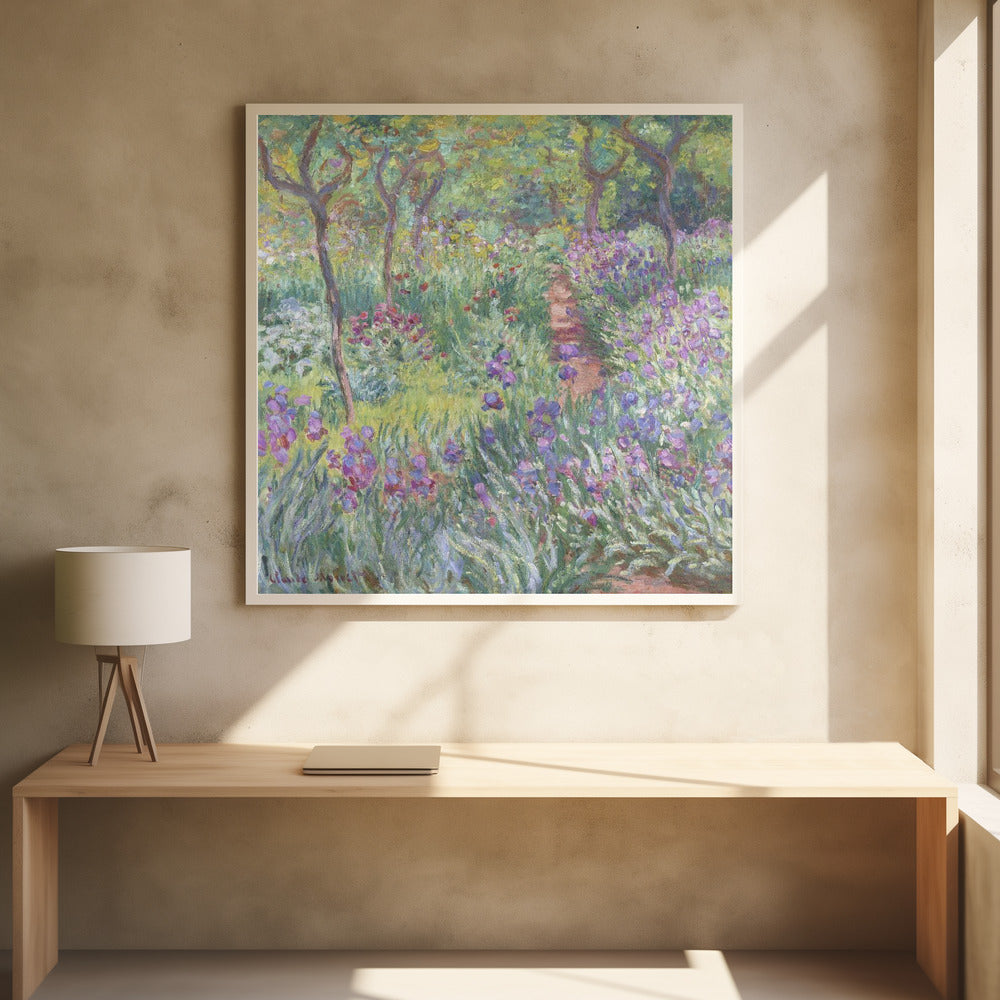The Artist’s Garden In Giverny (1900) By Claude Monet - Poster / Art Print