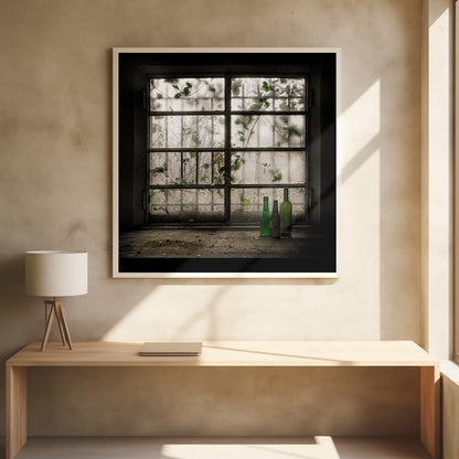Still-Life with glass bottle - Poster / Art Print