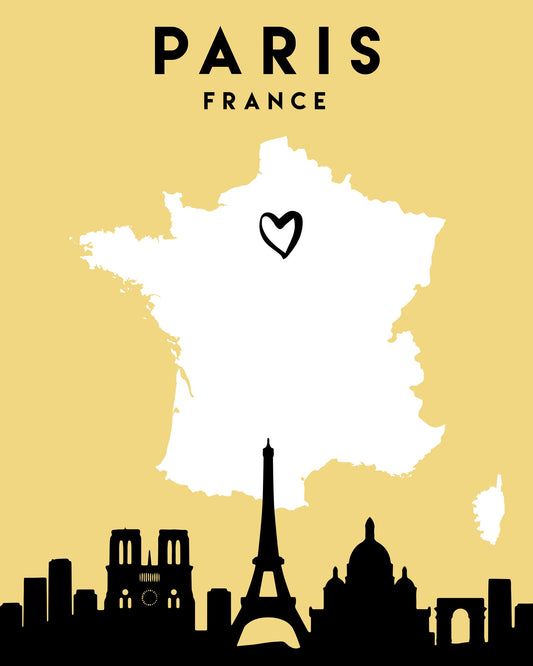 City Love Maps 64 - Poster / Art Print